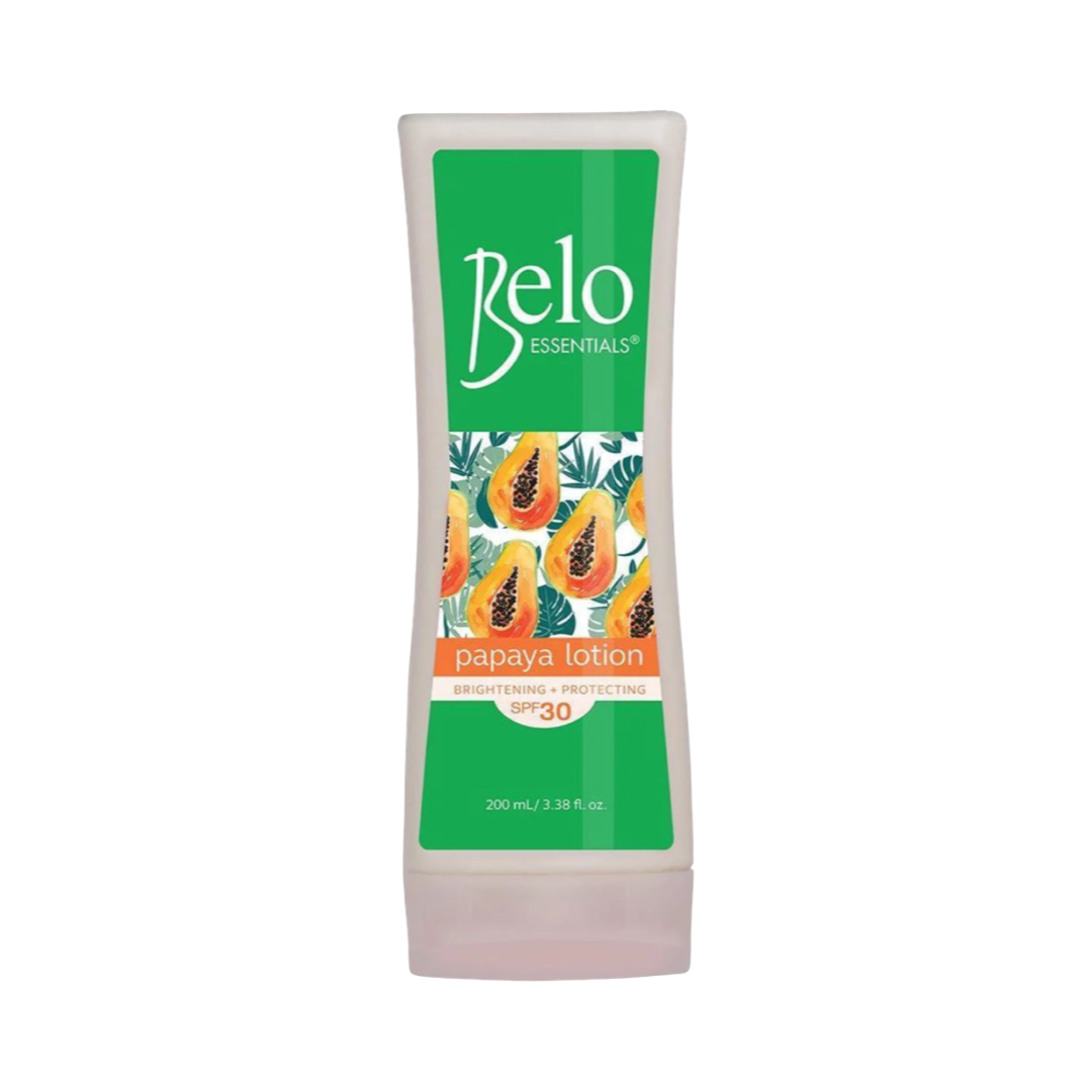 Belo Essentials Papaya Lotion Brightening Protecting SPF30 200ml