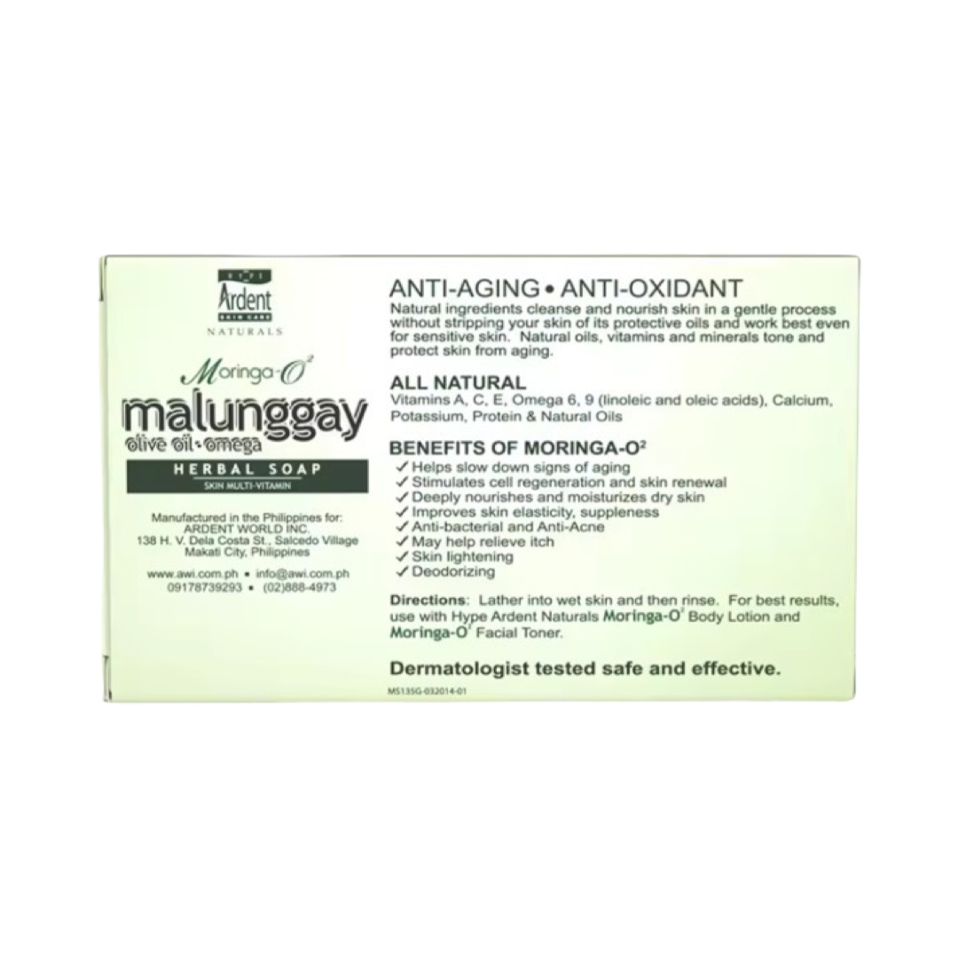 Moringa-O2 Malunggay Herbal Soap, 135g