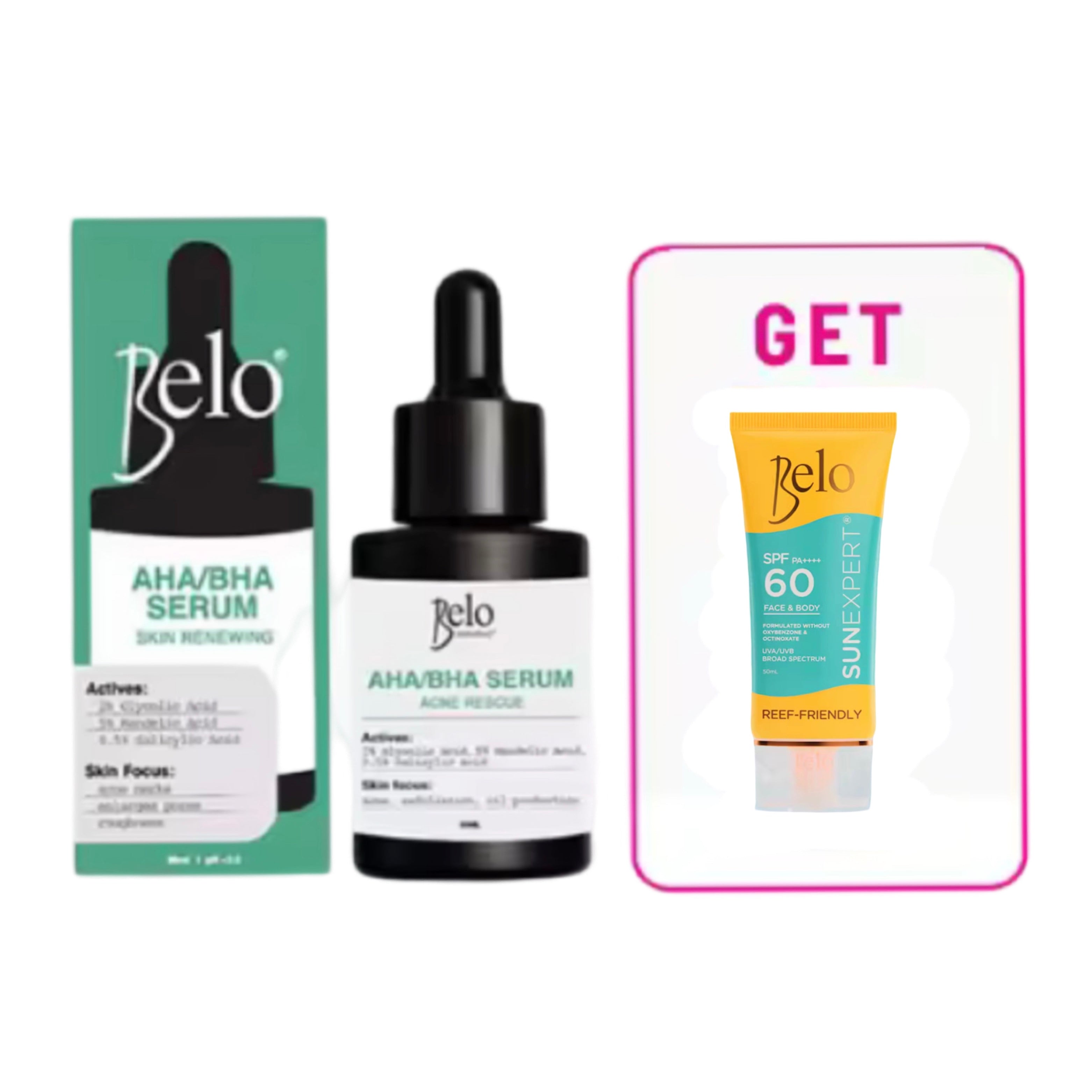 Belo Essentials AHA BHA Skin Renewing Serum 30mL