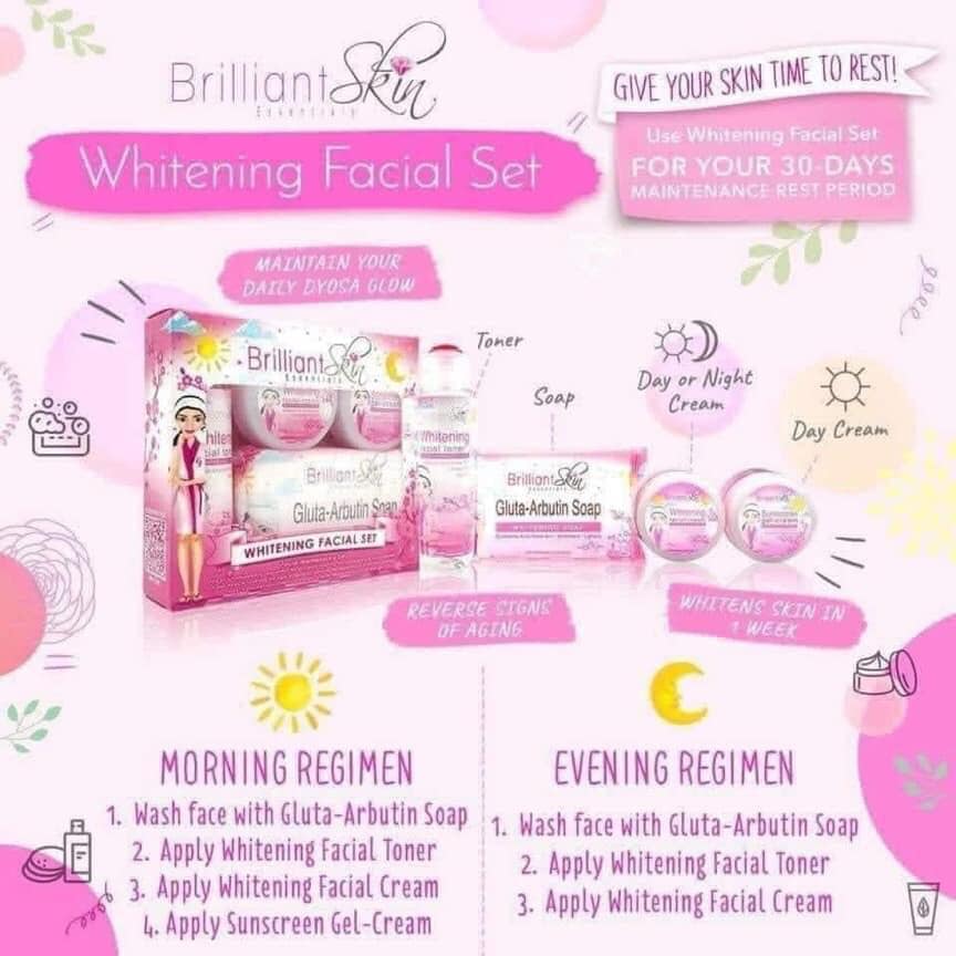 Brilliant Skin Essentials Whitening Facial Set