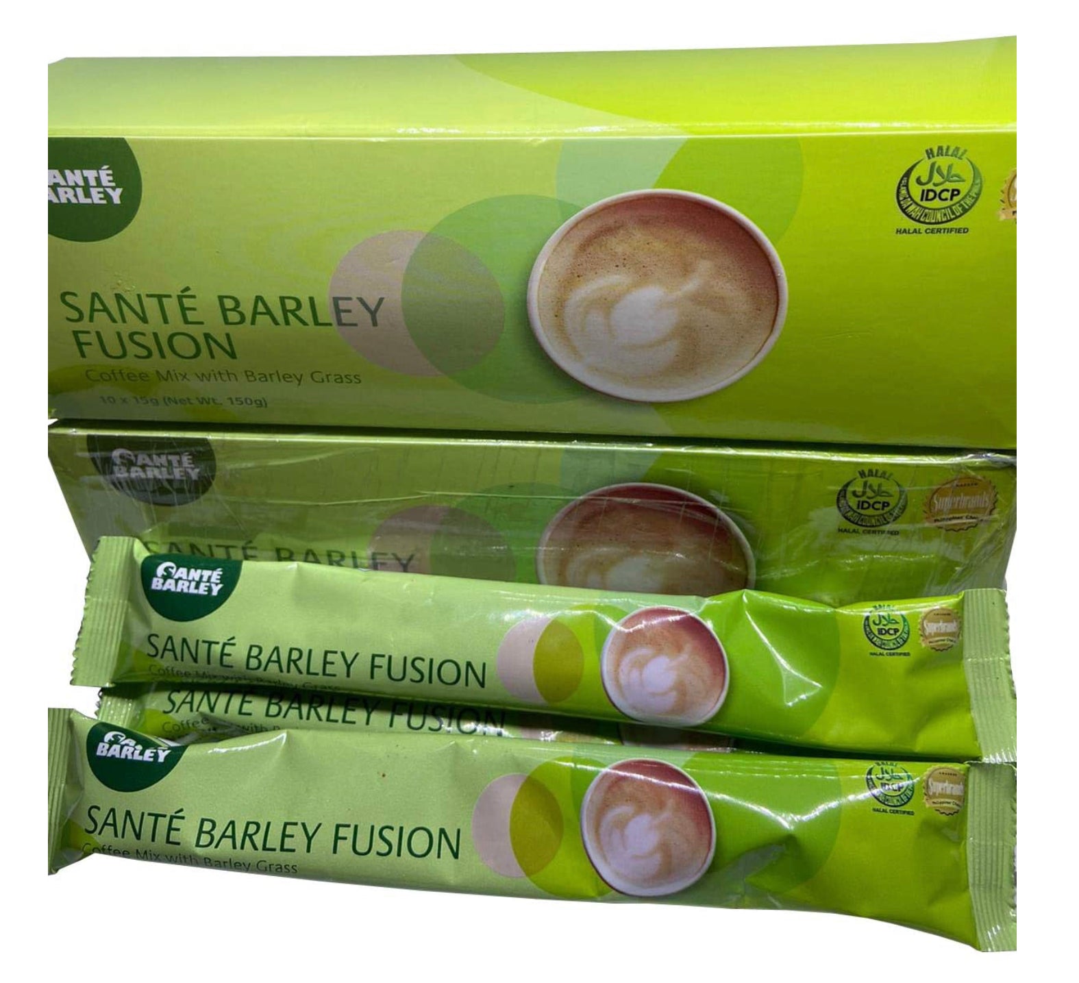Sante Barley Fusion, A Very Special Coffee Blend, 3 Boxes