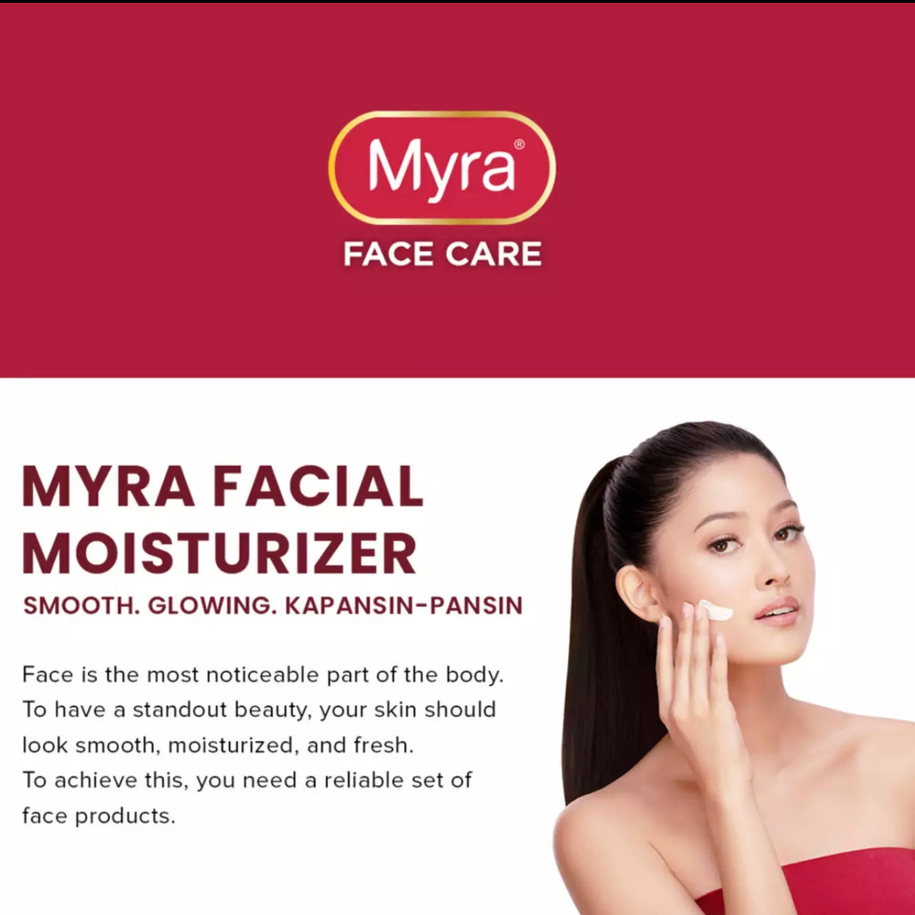 Myra Fresh Glow Whitening Facial Moisturizer, 40ml