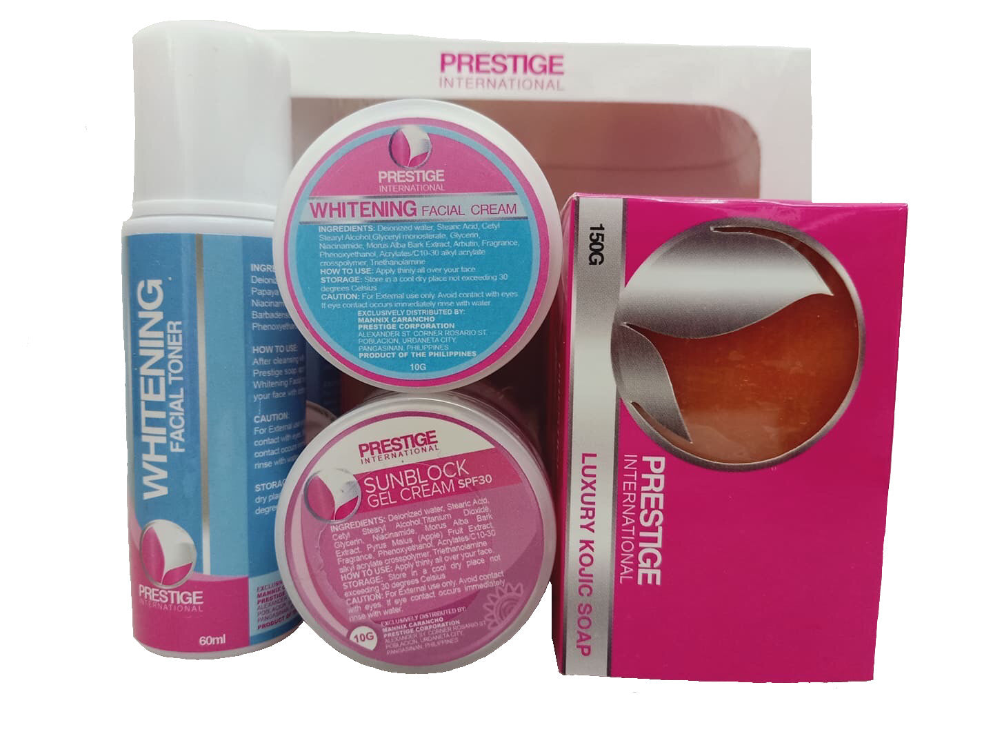 Prestige International Whitening Facial Set