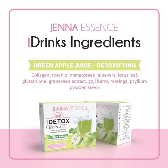 Jenna Essence iDrinks iDetox Green Apple Juice