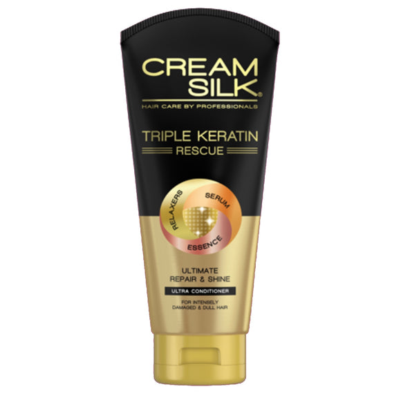 Cream Silk Triple Keratin Rescue Ultimate Repair & Shine Conditioner