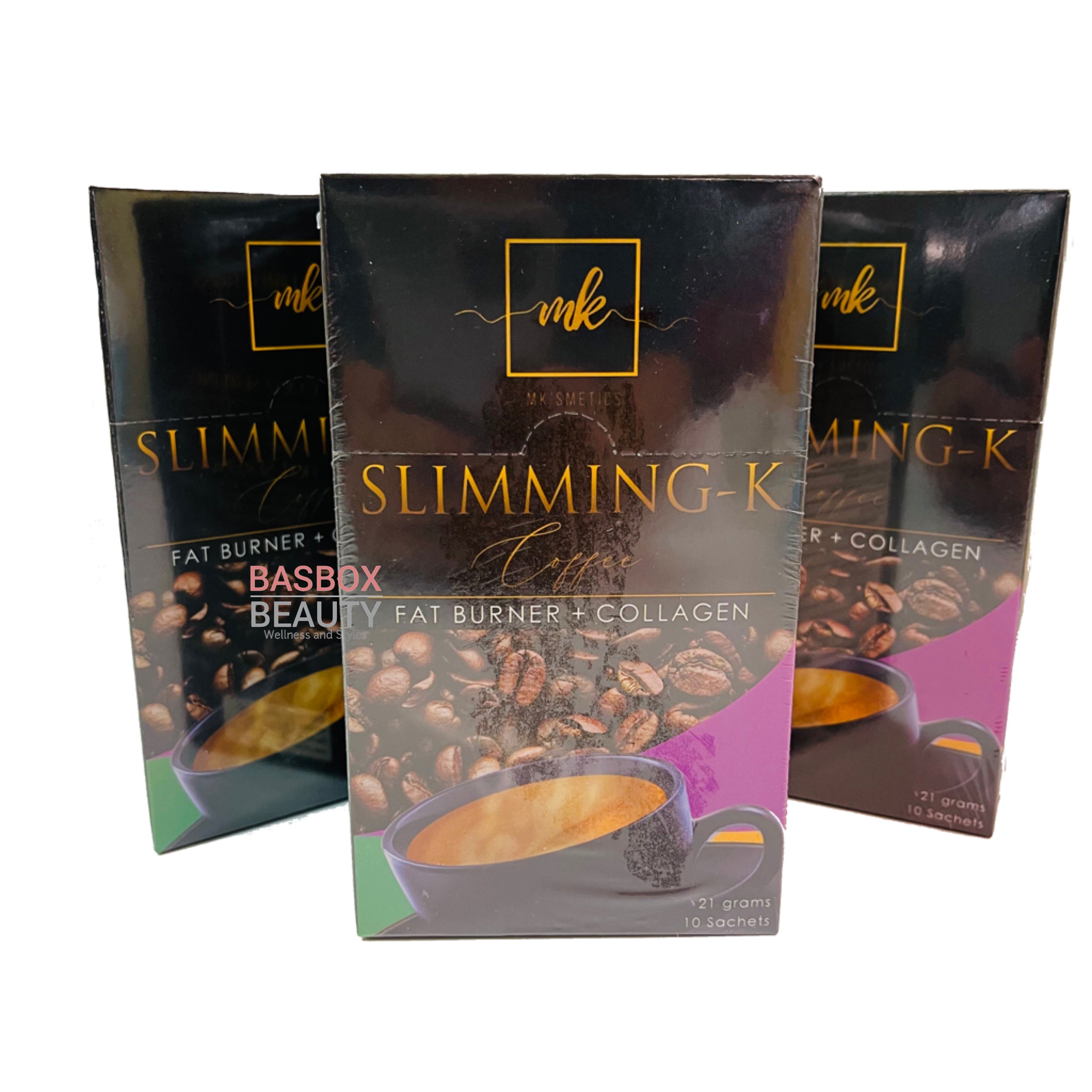 3 Boxes Slimming-K Coffee by Madam Kilay Fat Burner + Collagen