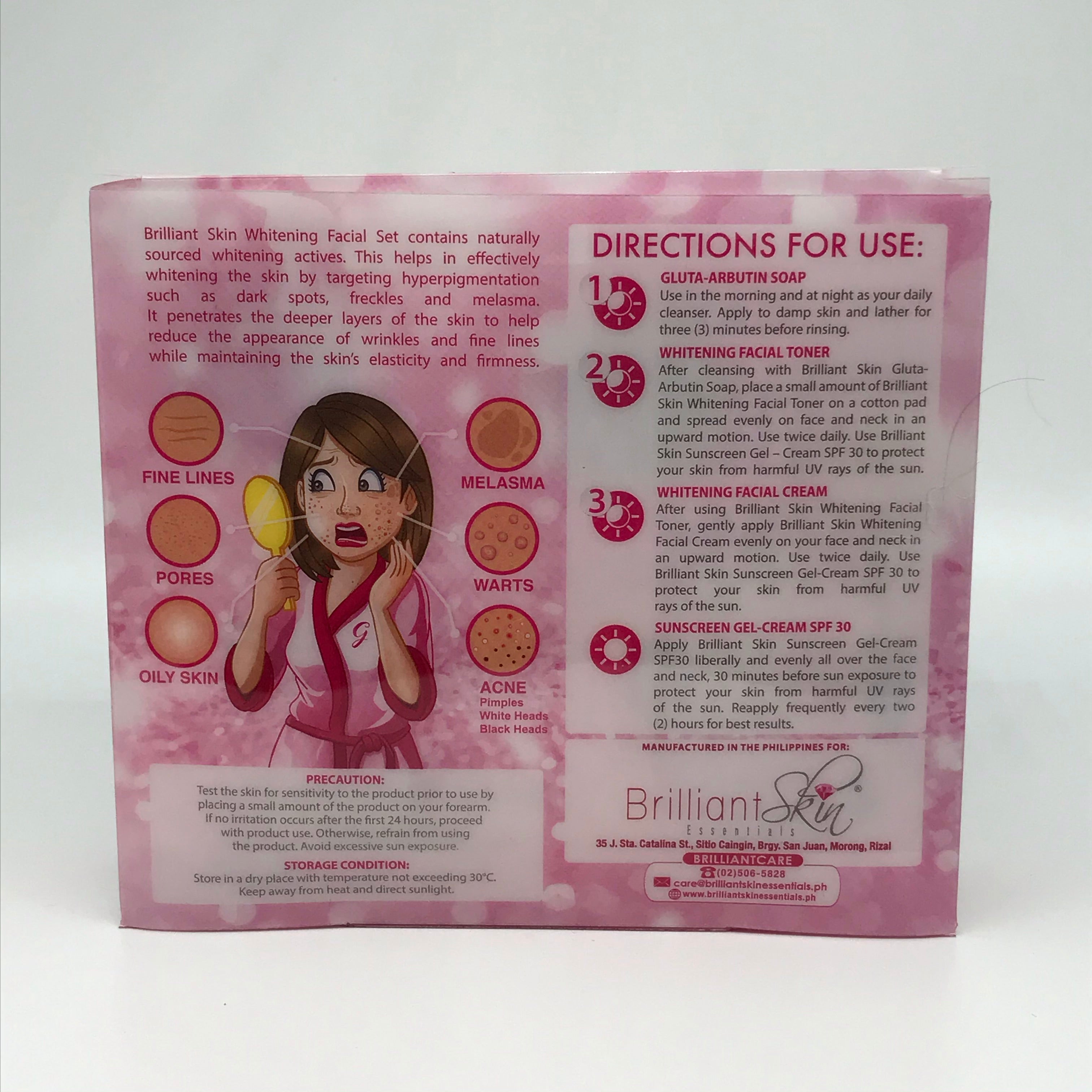 Brilliant Skin Essentials Whitening Facial Set