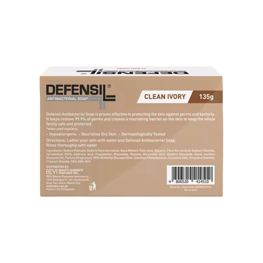 Defensil Soap Clean Ivory 135g, Set of 3