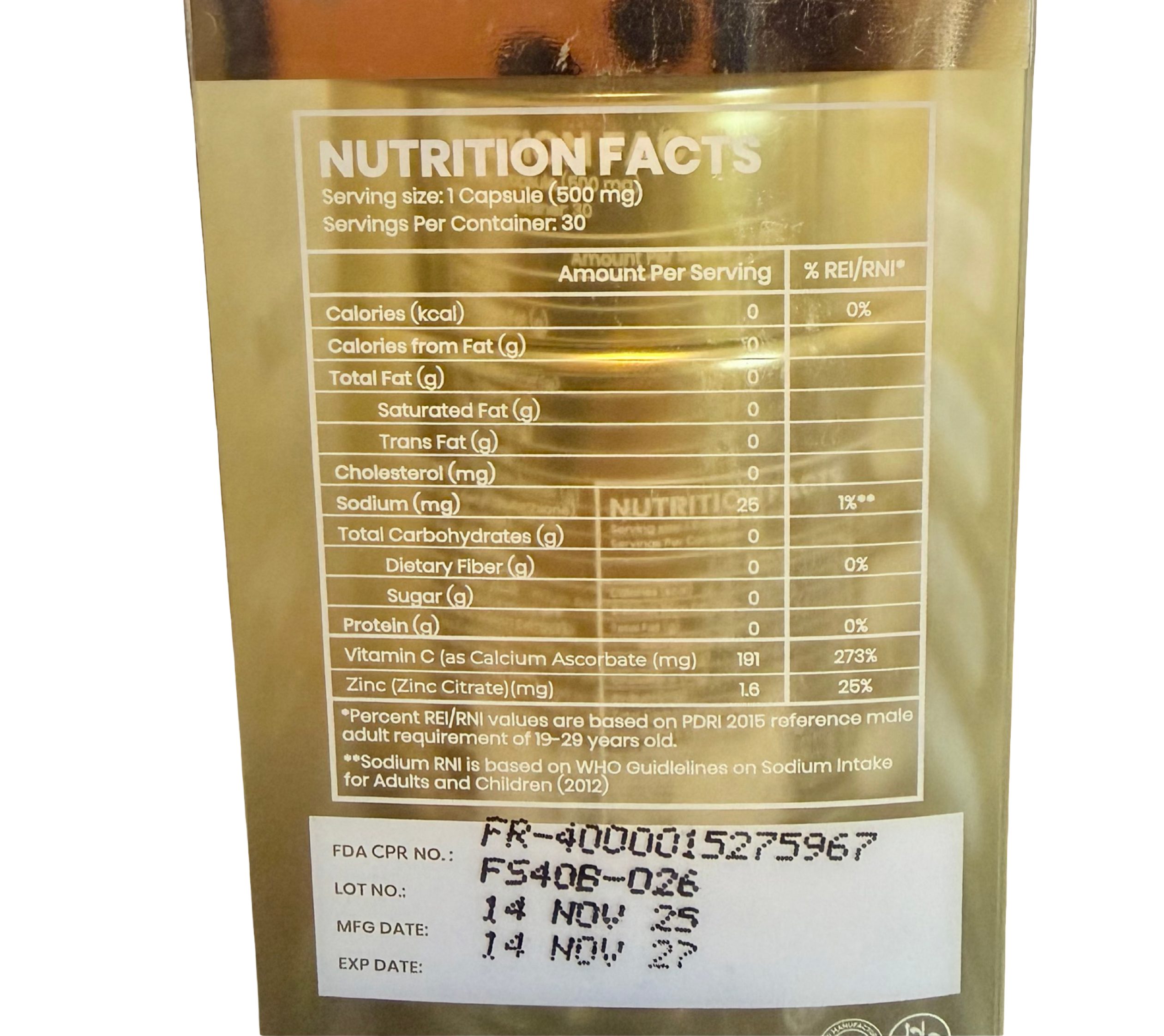 Aurum Hikari Premium Glutathione for Skin Support, 30 Capsules
