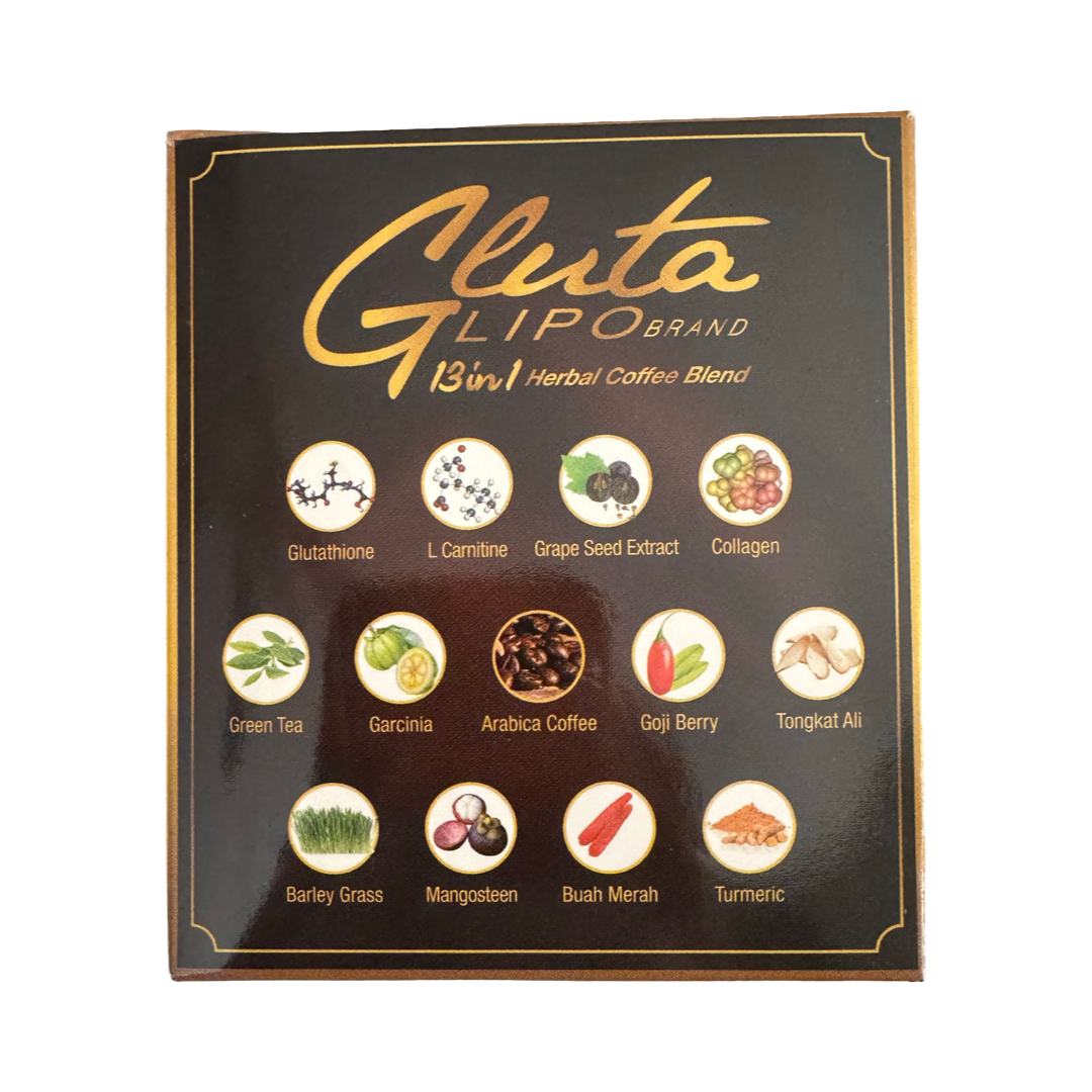 12-in-1 Glutalipo  Coffee - 10 Sachets