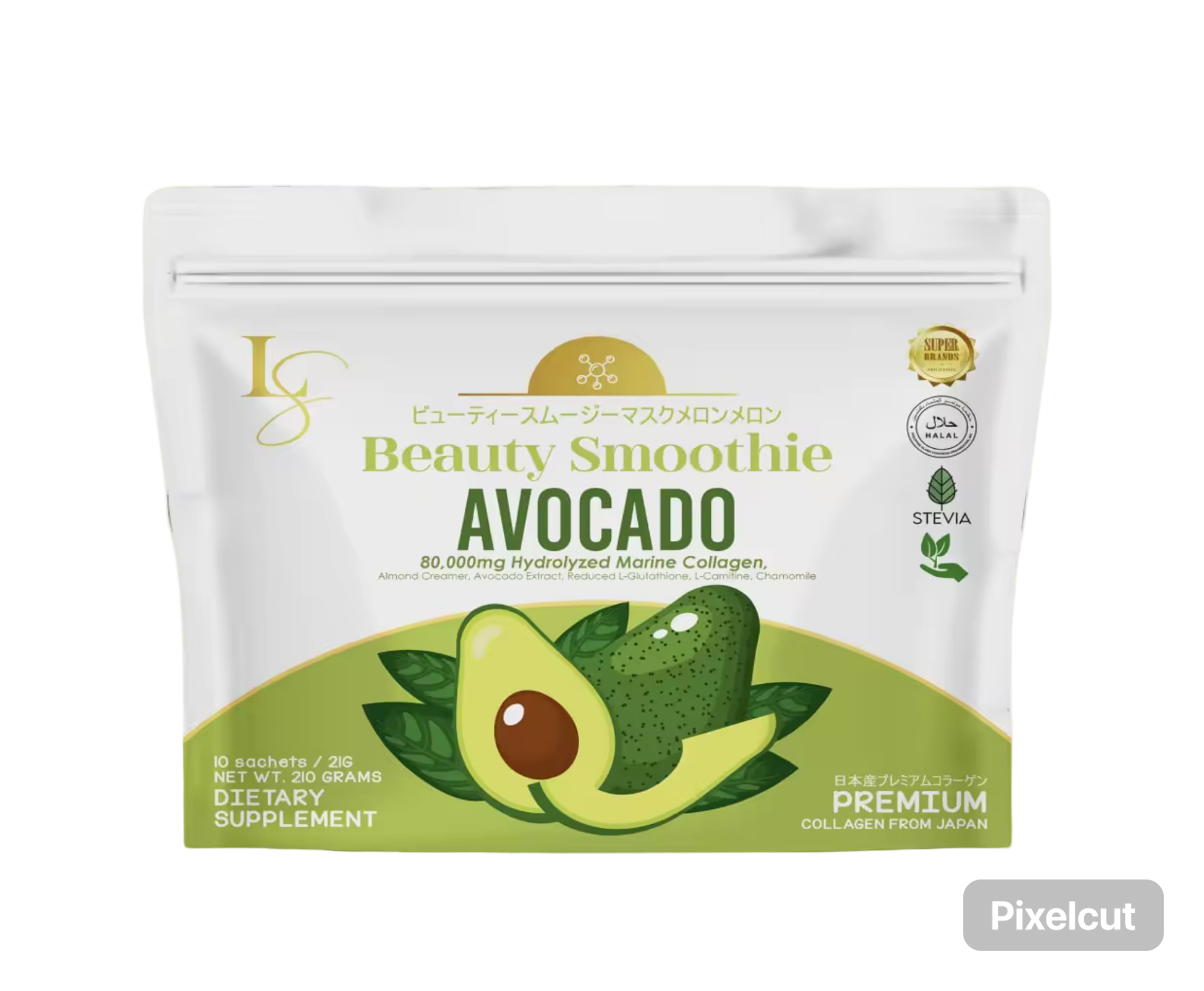 Luxe Slim Luxe Beauty Smoothie Avocado, 10 Sachets x 21g