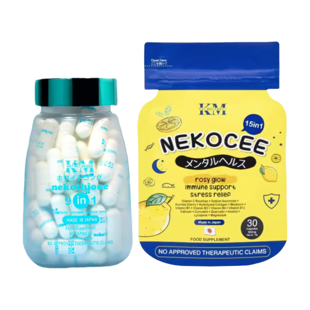 Herskin Nekothione Glutathione & NekoCee, Bundle