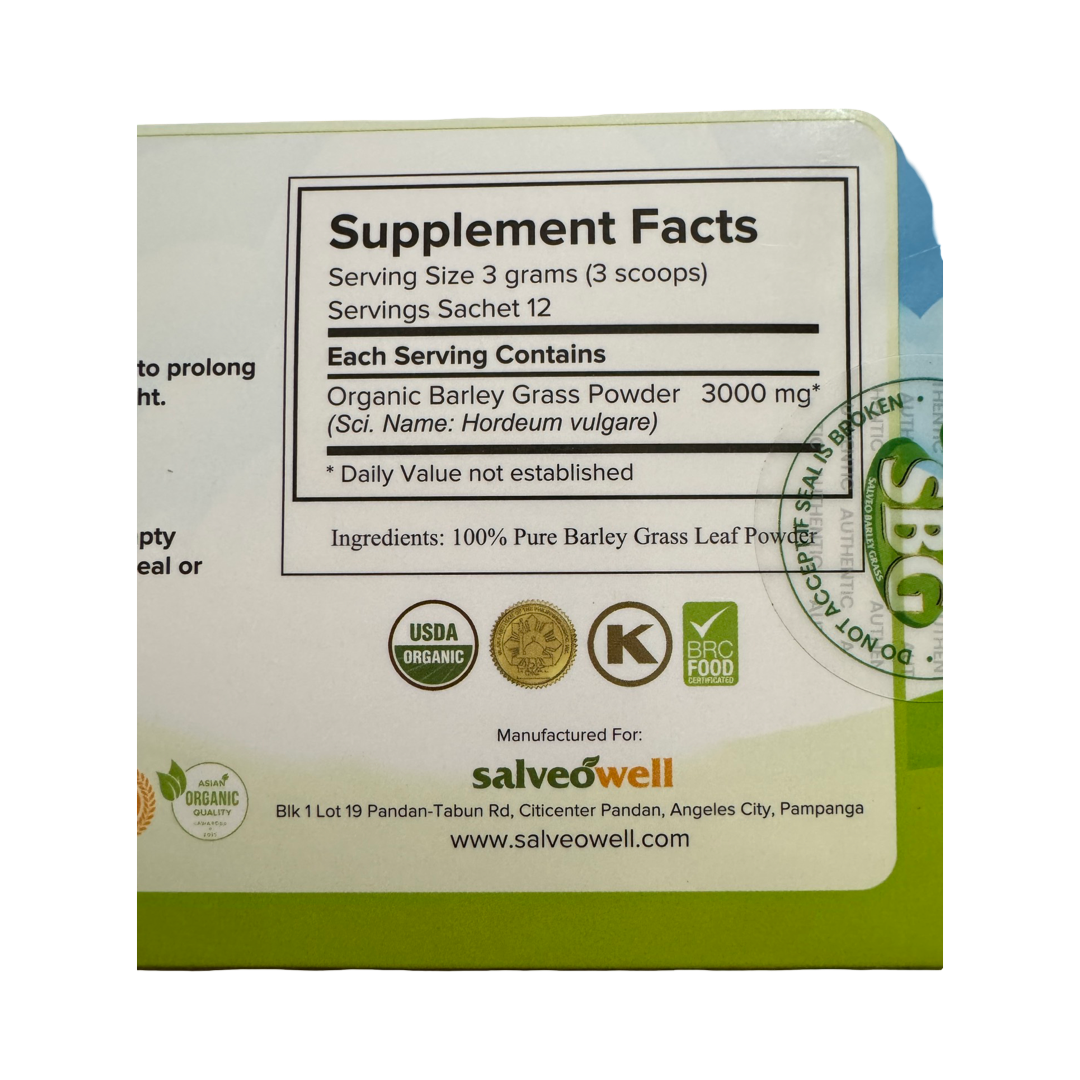 SBG Salveo Barley Grass Trial Pack