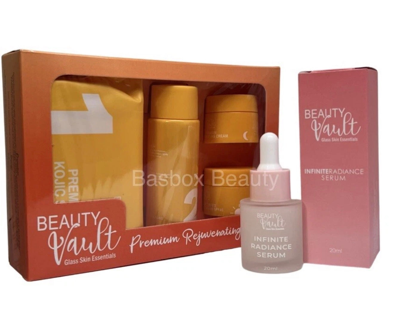 Beauty Vault Set Premium Rejuvenating Set + Infinite Radiance Serum