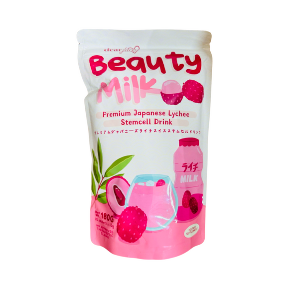 Dear Face Beauty Milk Premium Japanese Lychee Swiss Stemcell Drink 50,000mg