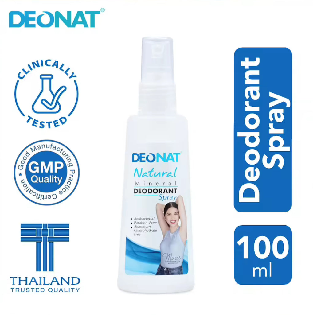 DeoNat Natural Mineral Deodorant Spray 100mL