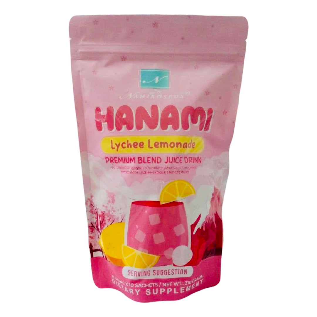 Namiroseus Hanami Lychee Lemonade Premium Blend Juice Drink, 10 Sachets