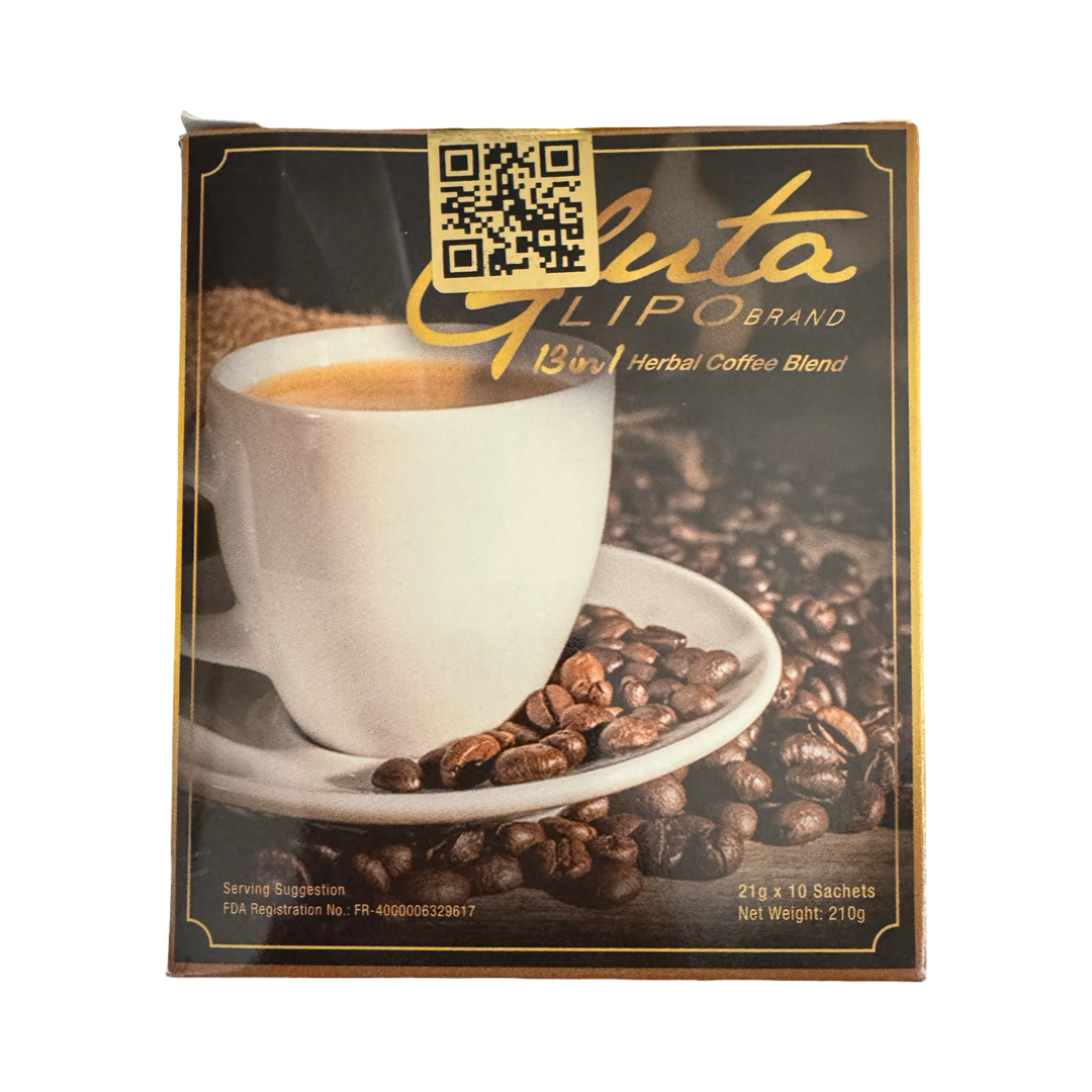 12-in-1 Glutalipo  Coffee - 10 Sachets