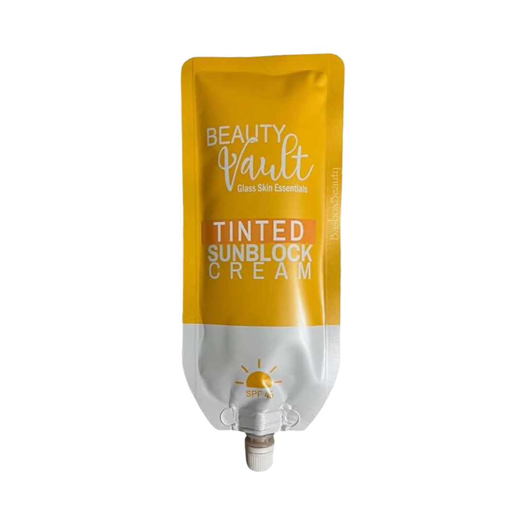 Beauty Vault Tinted Sunblock Cream SPF 45, 50g