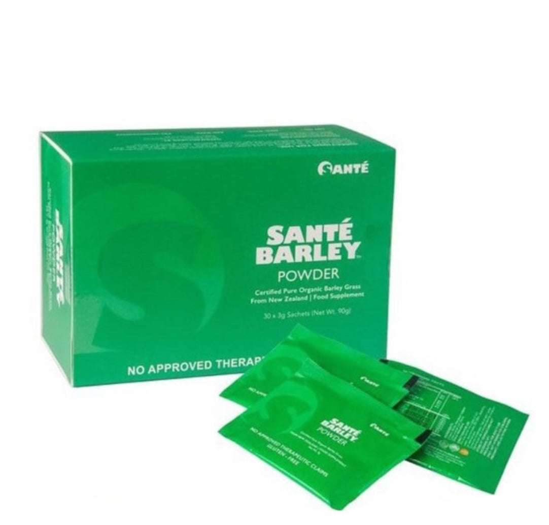 Sante Pure Barley Powder with Stevia, 30 Sachets