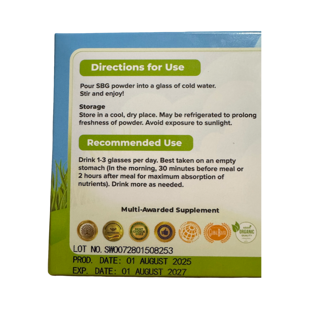 SBG Salveo Barley Grass On The Go, 12 sachets