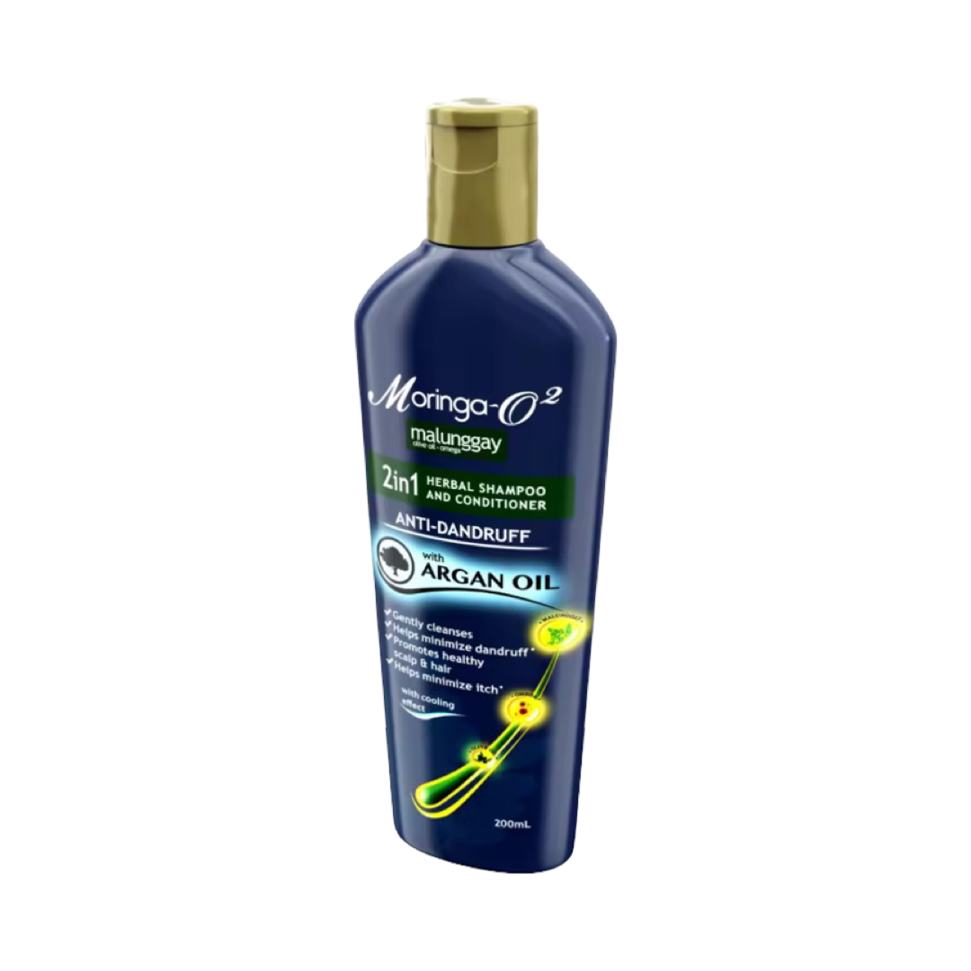 Moringa-O2 2-in-1 Dandruff Shampoo & Conditioner, 200mL