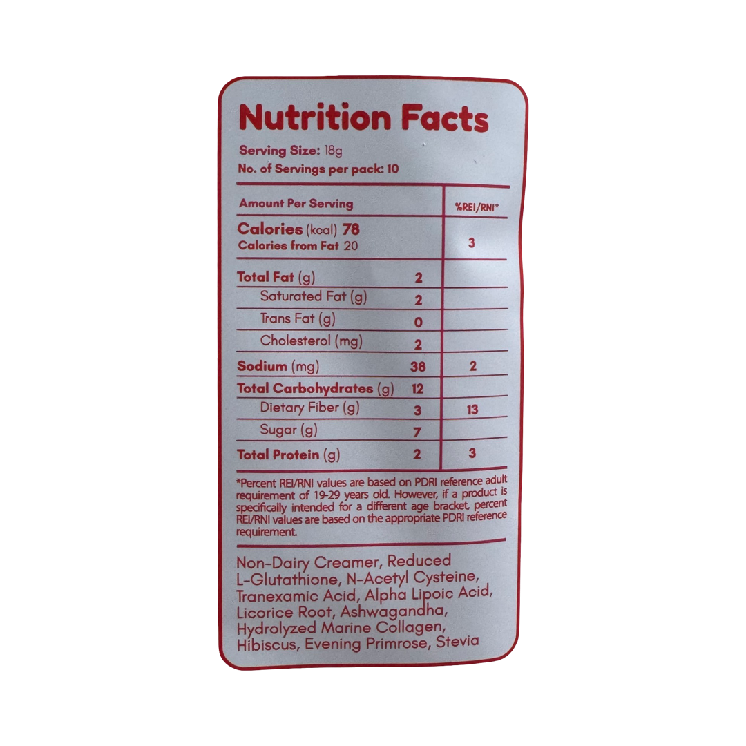 Dear Face Beauty Milk Strawberries & Cream , 10 Sachets x18g
