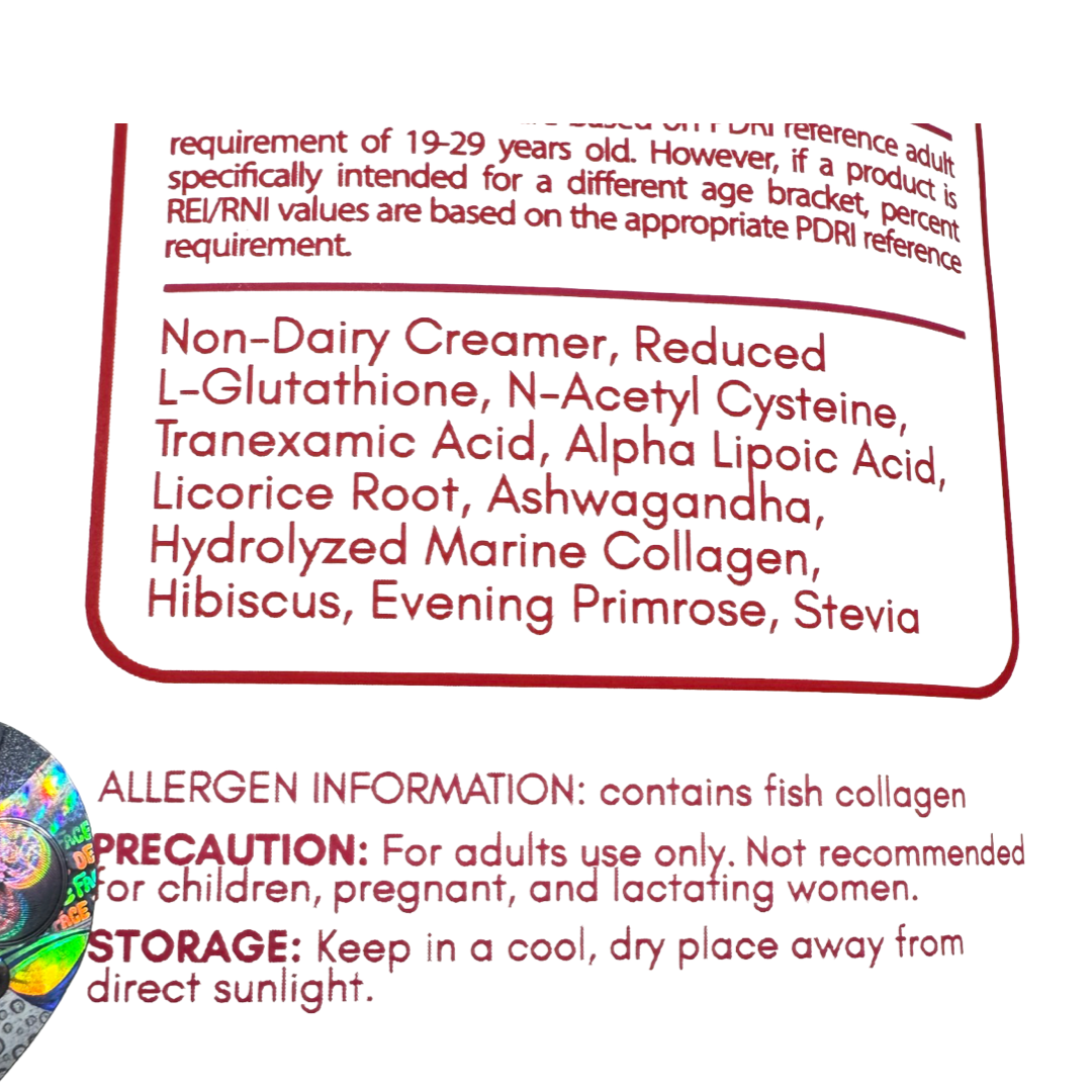 Dear Face Beauty Milk Strawberries & Cream , 10 Sachets x18g
