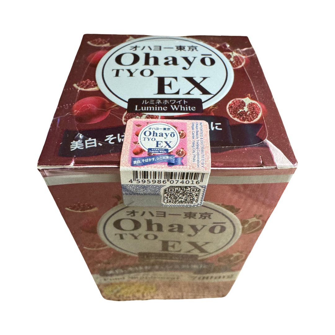 OhayoTYO EX Lumine White Glutathione 700mg 60 Capsules