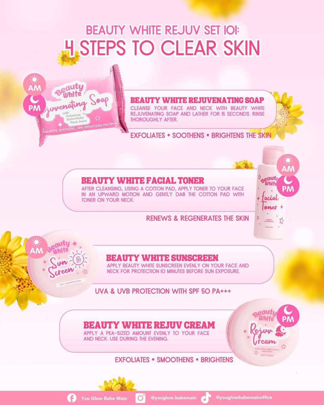 You Glow Babe Beauty White Rejuvenating Set