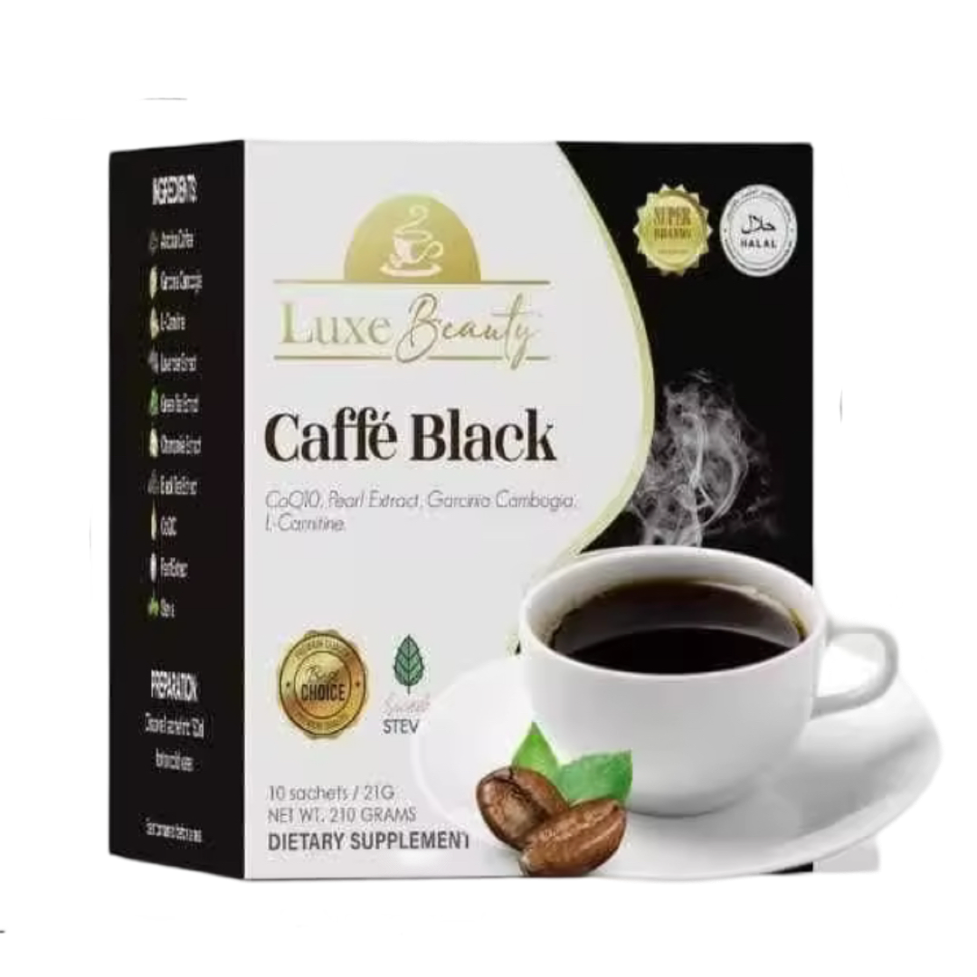 Luxe Slim Luxe Beauty Caffe Black, 10 Sachets x 21g