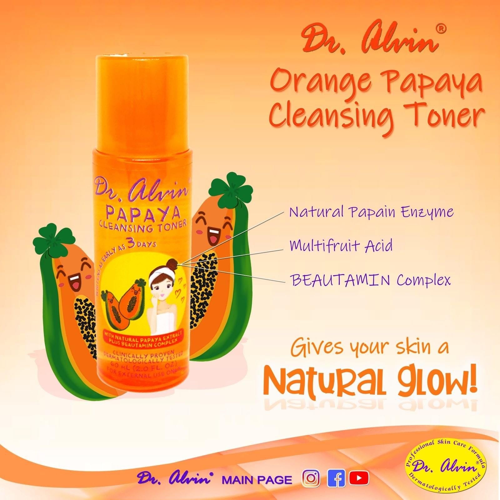 Dr. Alvin Papaya Toner & Papaya Soap