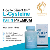 ISHIN Glutathione Premium Glutathione Plus, 60 Caps