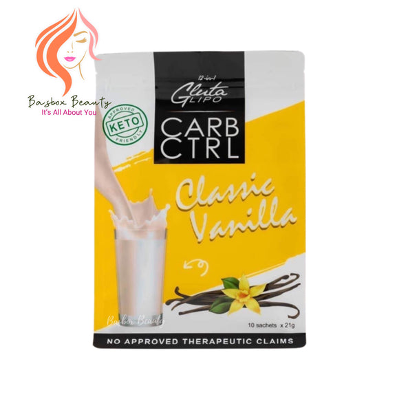 Glutalipo CARB CTRL Classic Vanilla, 10 Sachets x 21g