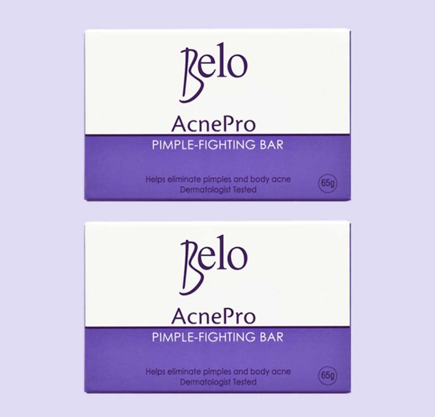 Belo AcnePro Pimple-Fighting Bar, 65g (2 Pack)