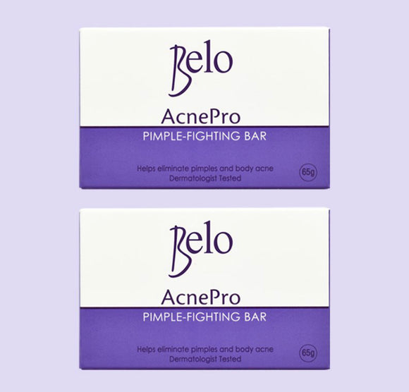 Belo AcnePro Pimple-Fighting Bar, 65g (2 Pack)