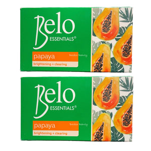 Belo Papaya Brightening Soap 135g x 2 Bars