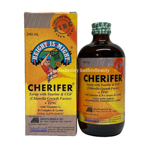 Cherifer Syrup w/ Taurine & CGF + Zinc, 240mL