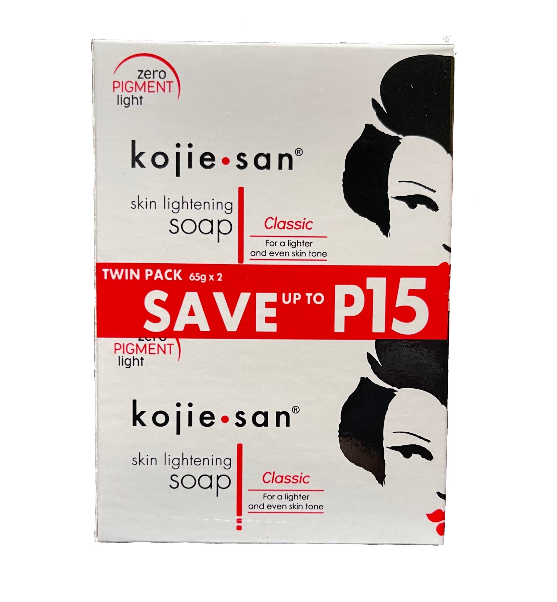 Original Kojie San Facial Beauty Soap - 100g, 3 Bars Per Pack