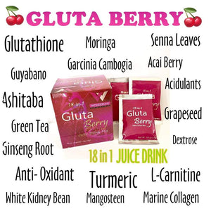Wonderline Gluta Berry Juice Drink Mix 18in1 Anti-Oxidant 10-Sachet