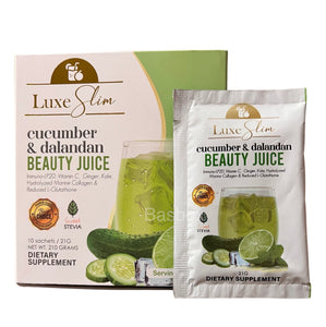 LUXE SLIM Cucumber & Dalandan Beauty Juice, 10 Sachets