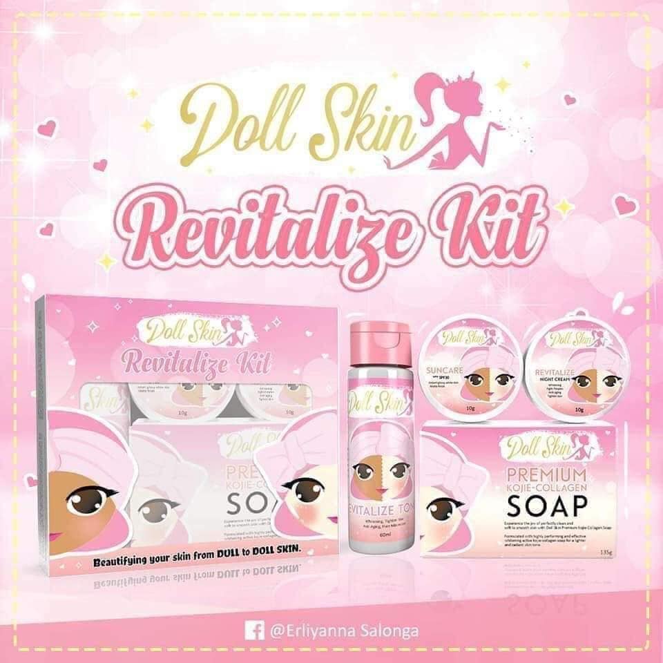 Doll Skin Revitalize Kit, Facial Set