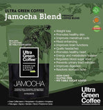 Ultra Green Coffee Jamocha Premium Coffee Blend, 10 Sachets