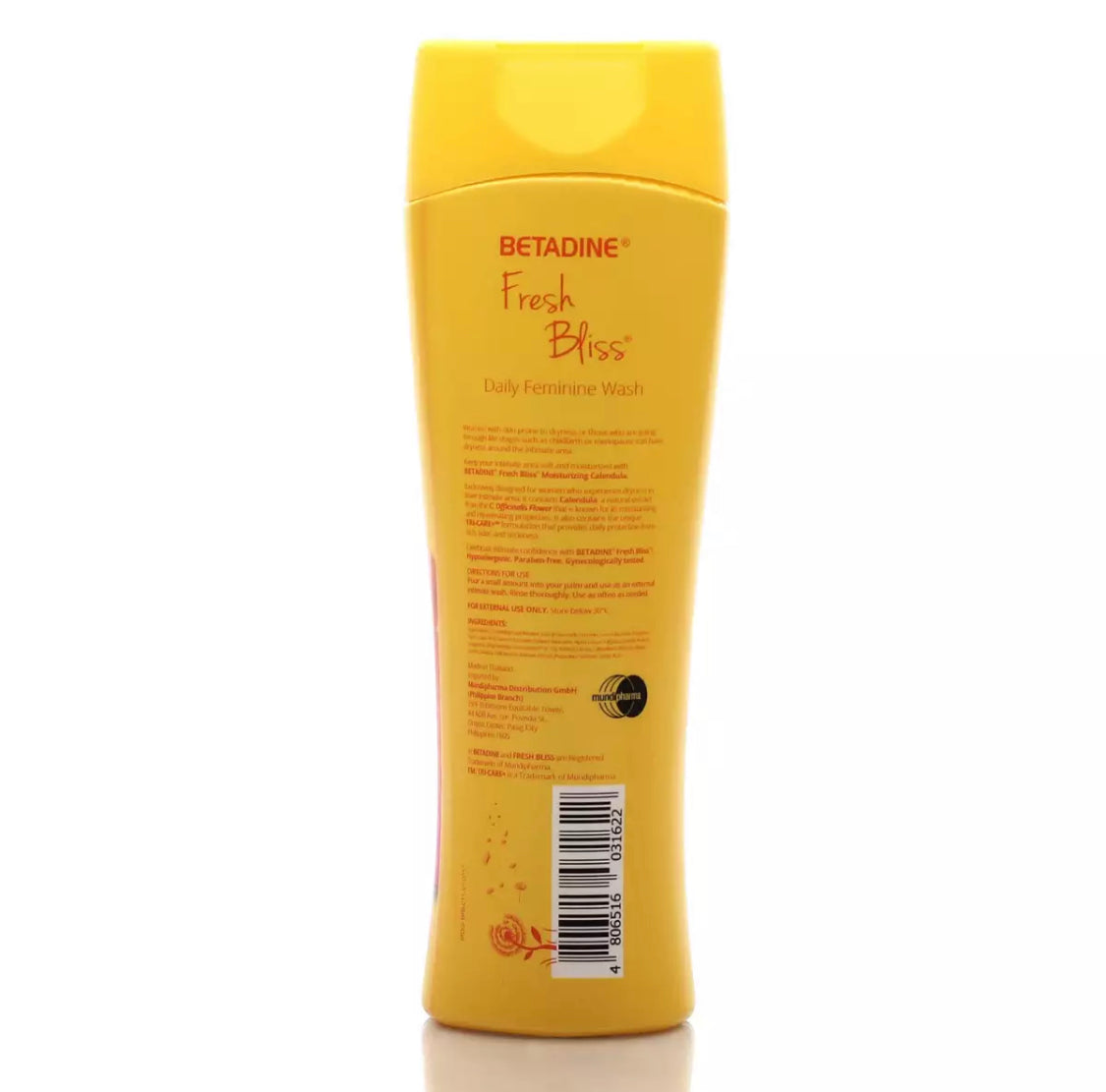 Betadine Fresh Bliss Moisturizing Calendula, 250mL