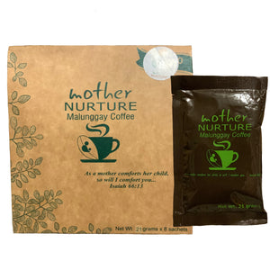 Mother Nurture Malunggay Coffee Mix, 8 Sachets