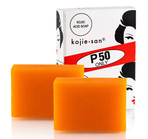 Original Kojie San Facial Beauty Soap - 65g, 2 Bars Per Pack (Authentic)
