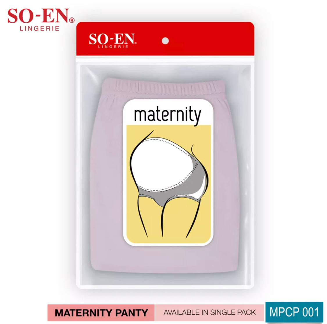 SO-EN Maternity Panty, XL, Melon