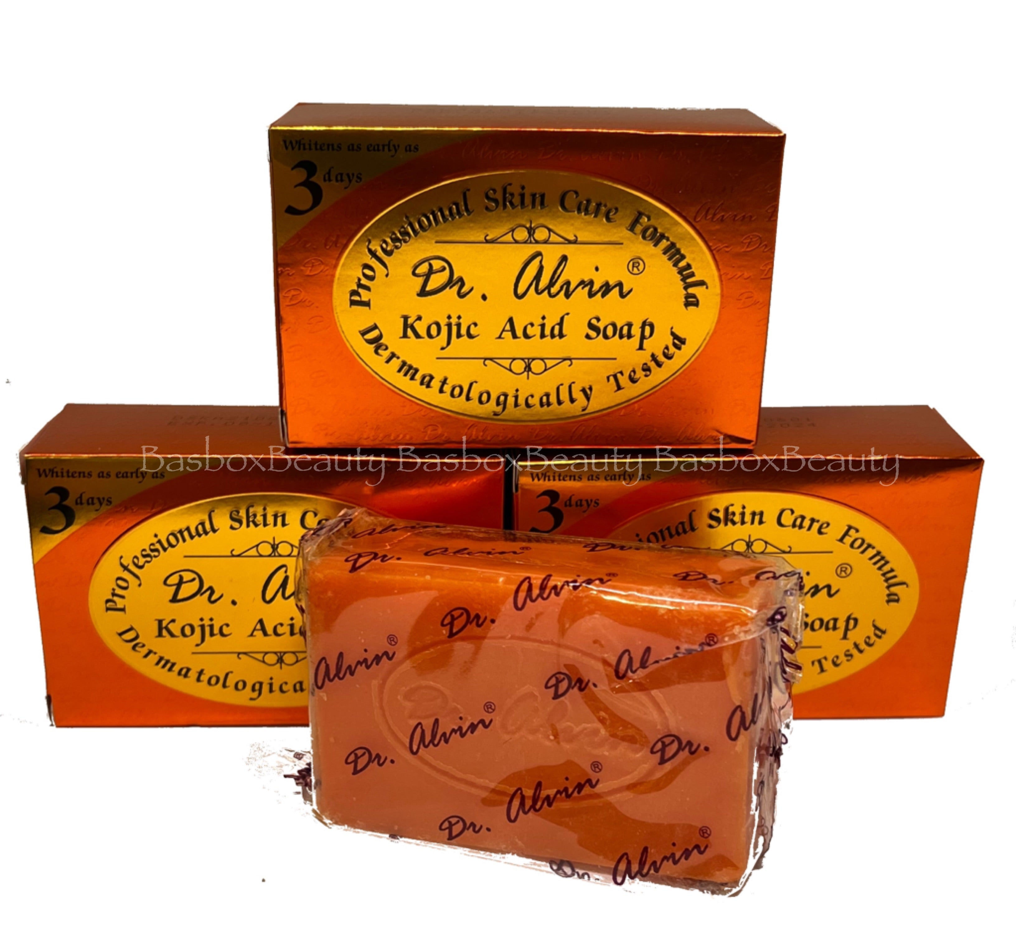 Dr. Alvin Kojic Acid Soap, 3 Bars x 135g