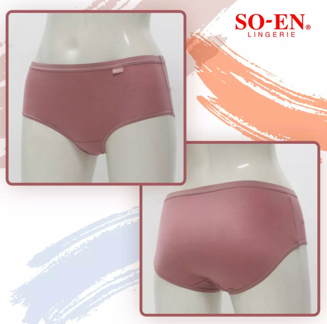 SO-EN Maya Comfyfit Ladies Semipanty, 6 Pieces