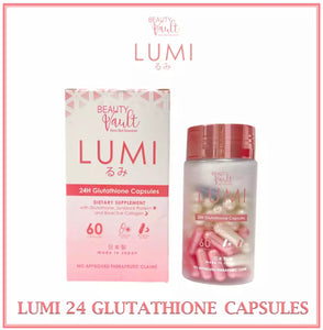 Beauty Vault LUMI 24H Glutathione Capsules, 60 Capsules